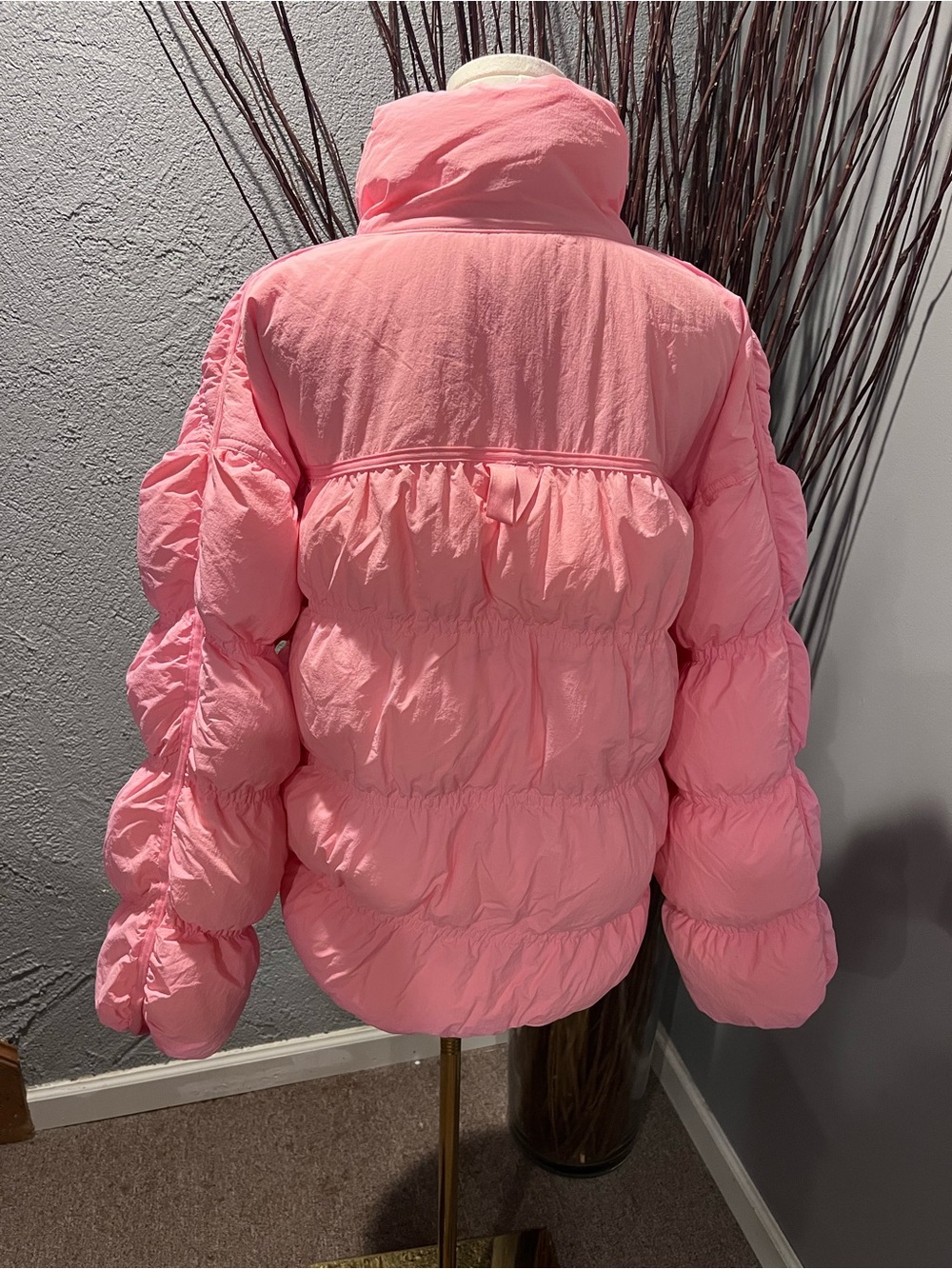 🌸JOY LAB PINK PUFFER JACKET SIZE MEDIUM🌸 - Picture 4 of 5